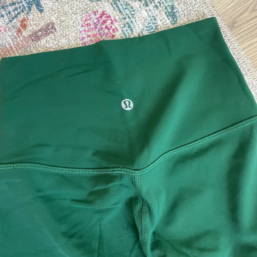 lululemon green bike short